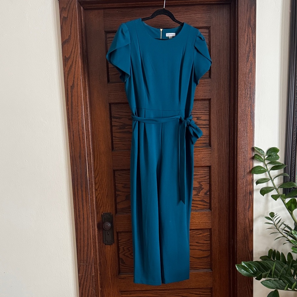 Calvin Klein Teal Jumpsuit